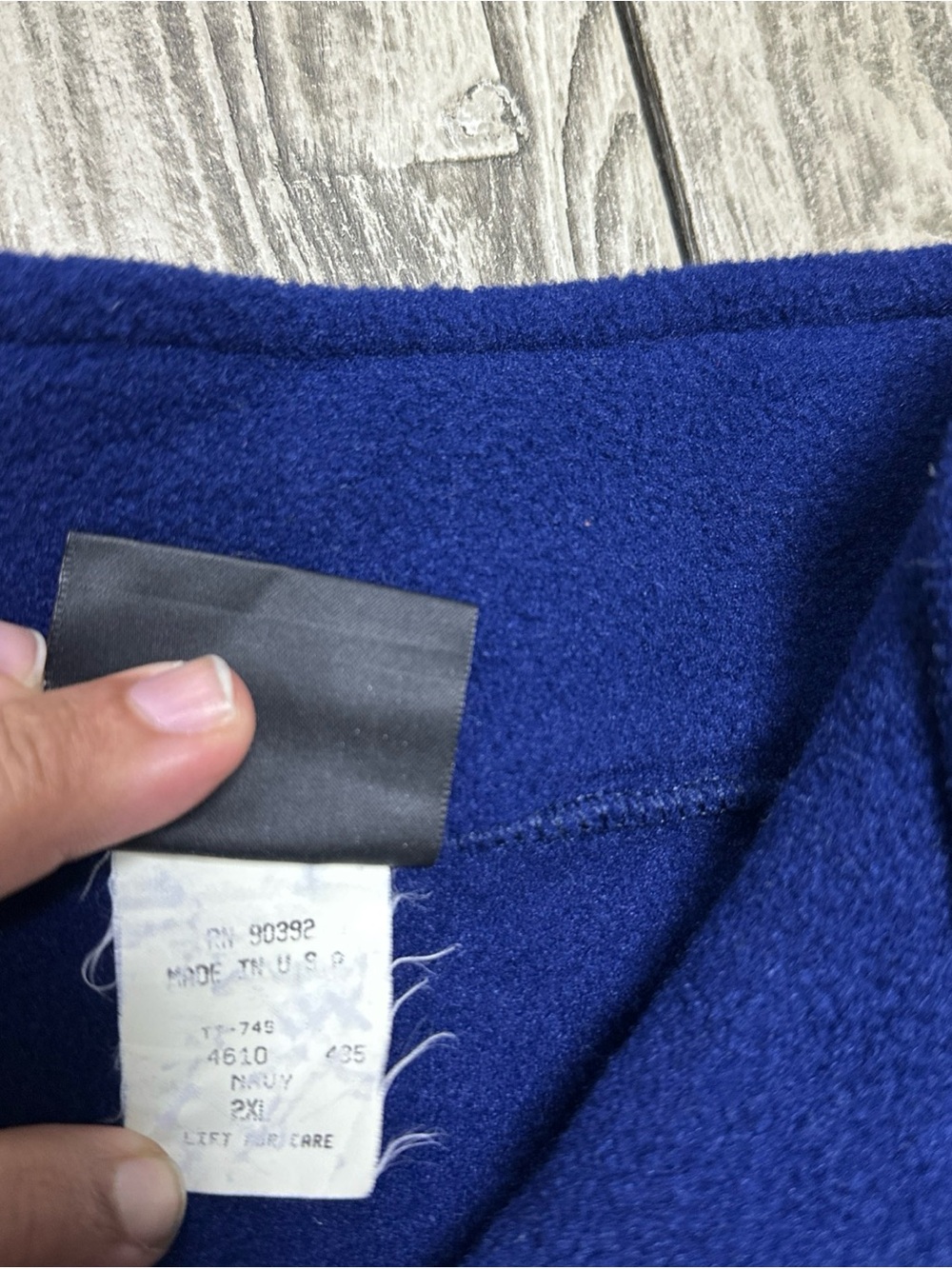 VTG 1998 Hartwell Viasport Polartec CocaCola Fleece 2XL Blue Adjustable Made USA - Picture 4 of 8
